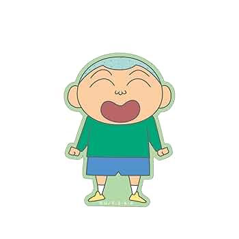 パステルしんちゃん ステッカー ダイカット ビニール ビッグ シール しんのすけ